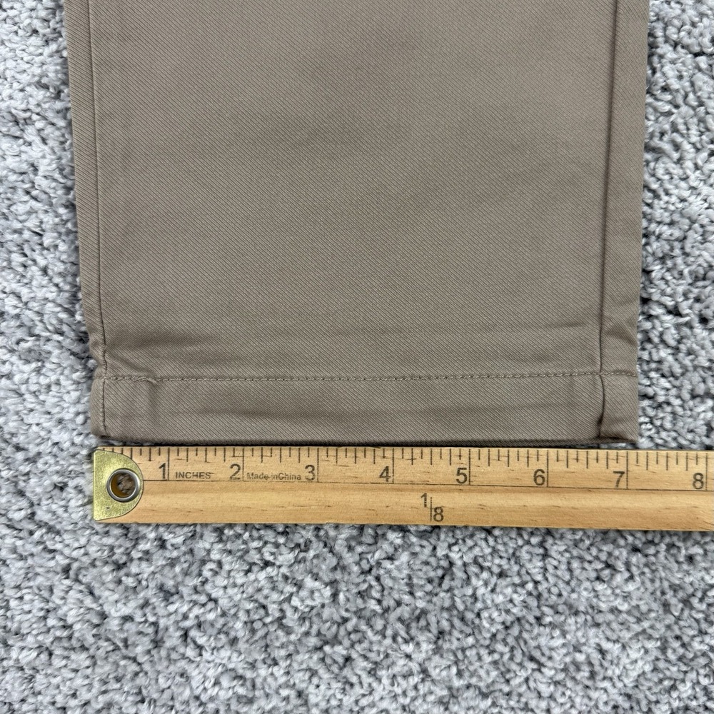 Perk Feel Good Chinos Men's 36x32 NWT Dark Khaki Slim Fit Cotton Stretch Preppy - Picture 7 of 13